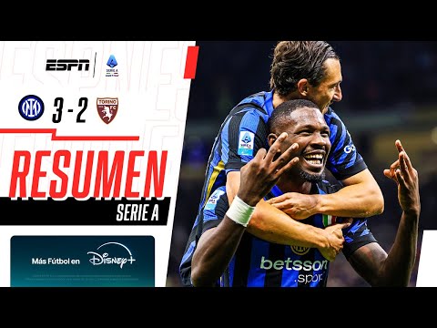 TRIPLETE DE THURAM EN LA VICTORIA NERAZZURRI PARA SEGUIR COMO ESCOLTA | Inter 3-2 Torino | RESUMEN