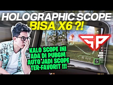 HOLOGRAPHIC SCOPE BISA X6 ?! AUTO JADI SCOPE FAVORIT KALO ADA DI PUBGM !! - SUPER PEOPLE