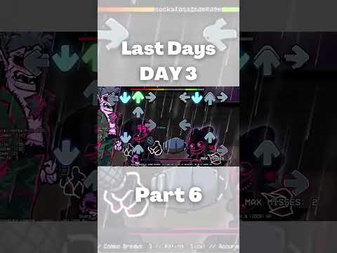 EVIL PICO and EVIL BF vs DD and GF DAY 3 Part 6 (Last Days) (friday night funkin) #shorts