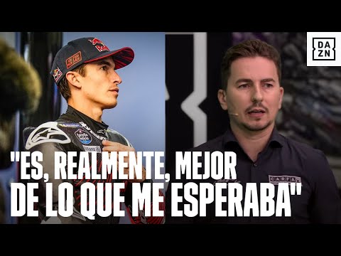 Jorge Lorenzo 'alucina' con la primera actuación de Marc Márquez con la Ducati de Gresini Racing