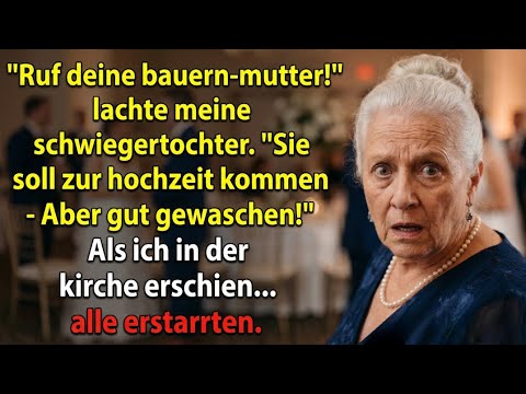 Call your farmer's mother! – But when I arrived at the wedding, the whole hall suddenly fell silent…