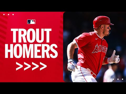 Mike Trout blasts his 4th homer of the season!