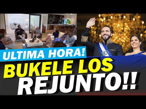 BUKELE LOS REJUNTO ! DEMOCRATAS Y REPUBLICANOS SE REUNEN  CON NAYIB ! MILEI LO ABRAZA !