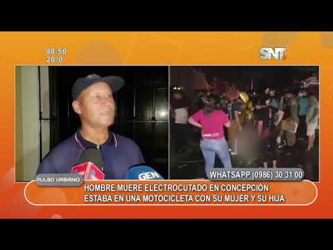Hombre muere electrocutado en Concepción