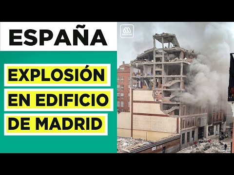 EN VIVO | Explosión en edificio de Madrid