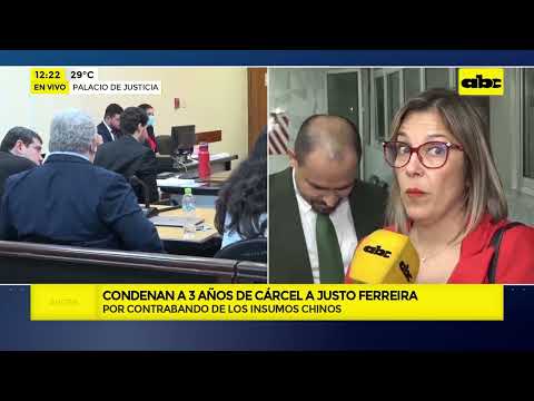 Condenan a Justo Ferreira a tres años de prisión