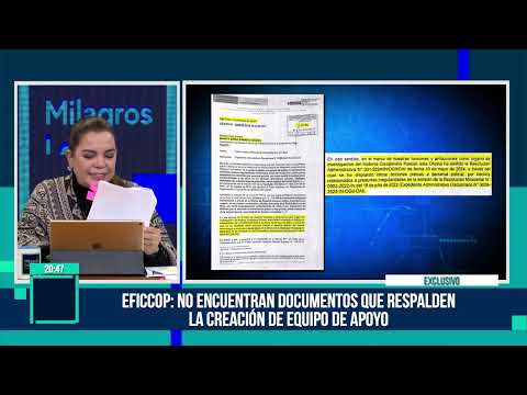 Milagros Leiva Entrevista - JUN 21 - 3/3 - MININTER INVESTIGA CREACIÓN DEL GRUPO DE APOYO AL EFICCOP