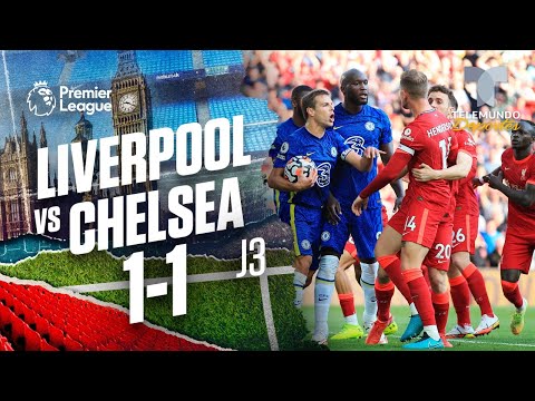 Highlight & Goals | Liverpool vs. Chelsea 1-1 | Premier League | Telemundo Deportes