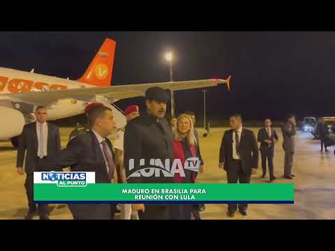 Maduro en Brasilia para reunión con Lula