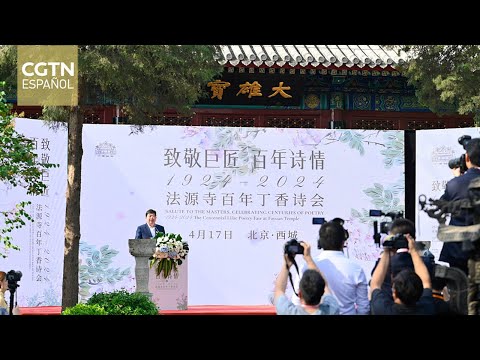 Feria de poesía en un templo de Beijing promueve la cultura china en el extranjero