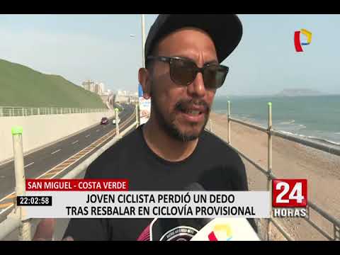 Costa Verde: joven perdió dedo tras accidente en nueva ciclovía