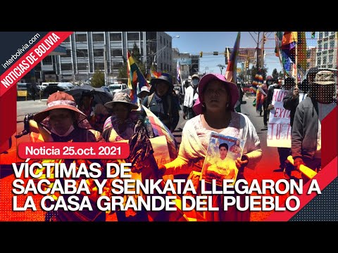 ? Marcha de VÍCTIMAS de 2019 llega a La Paz; la POLICÍA evitó su ingreso a la plaza Murillo ?