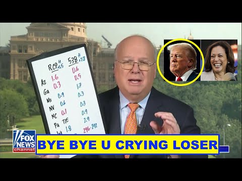 FOX HOST  Karl Rove BURSTS TRUMPS BUBBLE  NEW Polls Show Kamala Harris Surging