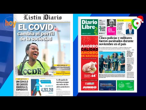 Titulares Prensa Dominicana lunes 06DIC | Hoy Mismo