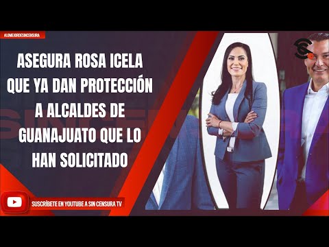 ASEGURA ROSA ICELA QUE YA DAN PROTECCIÓN A ALCALDES DE GUANAJUATO QUE LO HAN SOLICITADO
