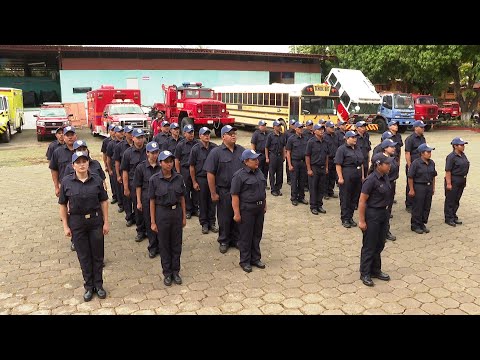 Bomberos inician curso de entrenamientos en Managua