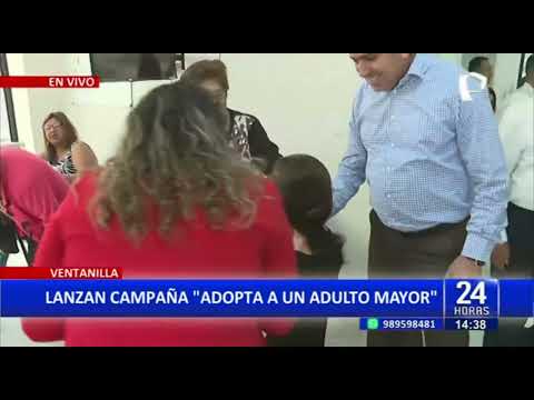 Municipio de Ventanilla lanza campaña “Adopta un adulto mayor