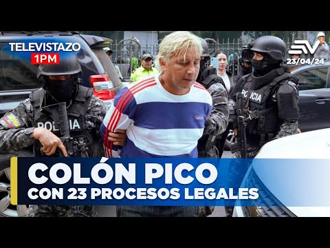 Colón Pico con 23 procesos legales | Televistazo | Ecuavisa