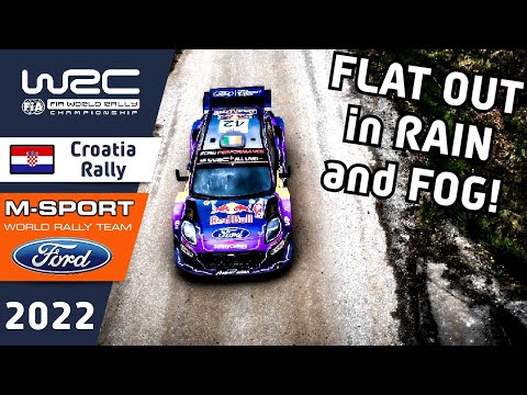 Rally Car🚙 WRC Rally Onboard Craig Breen : Ford Puma Rally1 Rally Car : M-Sport Ford : WRC Croatia Rally 2022