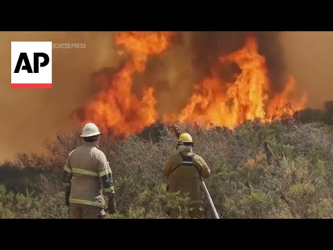 Wildfires rage on in central Argentina