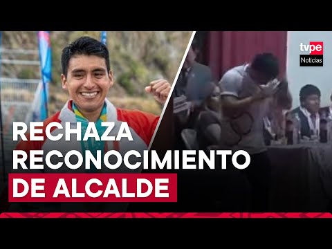 Abancay: medallista panamericano rechazó reconocimiento de alcalde