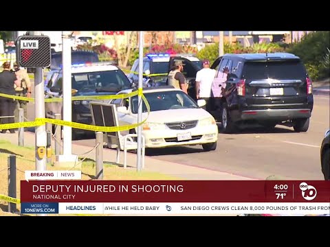 San Diego Sheriff's deputy injured during National City shooting