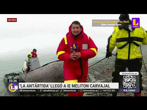 Documental 'La Antártida: ¿el fin del continente blanco?' llegó al colegio Melitón Carbajal