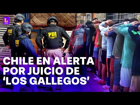 Chile en alerta: Miembros de 'Los Gallegos' van a juicio presencial
