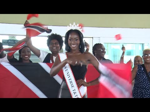 Miss Universe TT Leaves For Competition