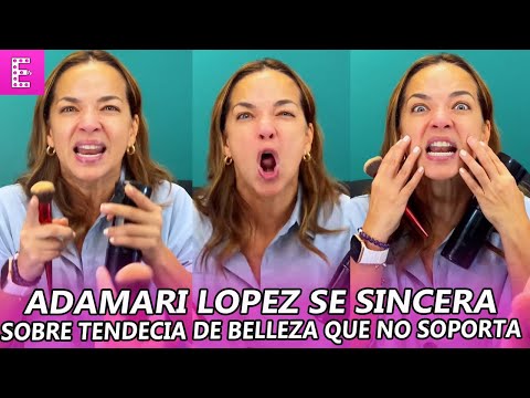 Adamari López se SINCERA  sobre esta tendencia de belleza que no SOPORTA: Deja que tu piel respire