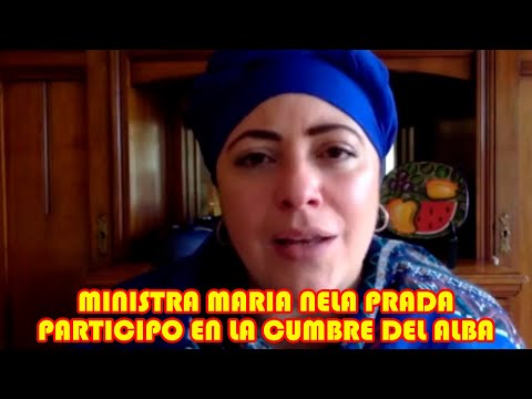 ENTREVISTA CON LA MINISTRA DE LA PRESIDENCIA MARIA NELA PRADA