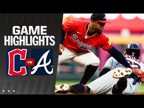 Guardians vs. Braves Game Highlights (4/26/24) | MLB Highlights