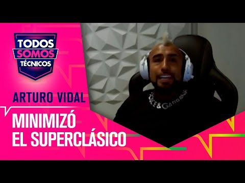 Arturo Vidal minimizó el triunfo de Universidad de Chile en el Superclásico - Todos Somos Técnicos