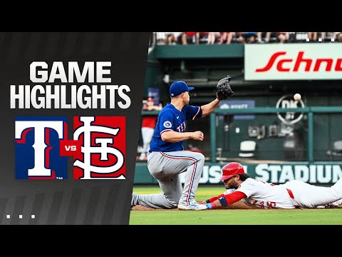 Rangers vs. Cardinals Game Highlights (7/30/24) | MLB Highlights