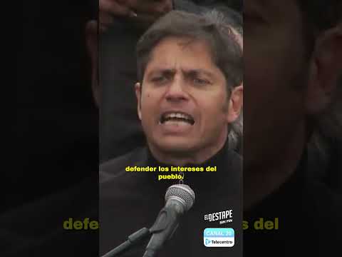 Axel Kicillof: Esa Ley Ómnibus no tiene un artículo a favor del pueblo, no puede pasar el Congreso