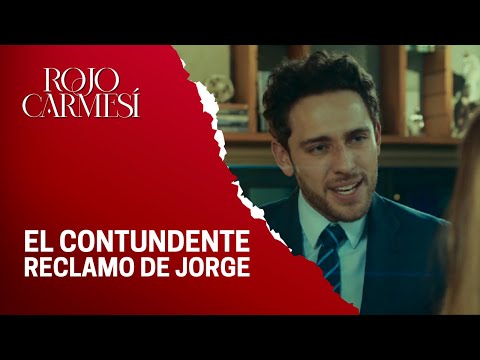 La molestia de Jorge por las decisiones polémicas de Valeria | Rojo Carmesí