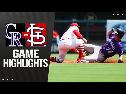 Rockies vs. Cardinals Game Highlights (8/13/25) | MLB Highlights