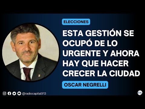 Oscar Negrelli: Julio (Garro) ha sido un candidato de brazos abiertos