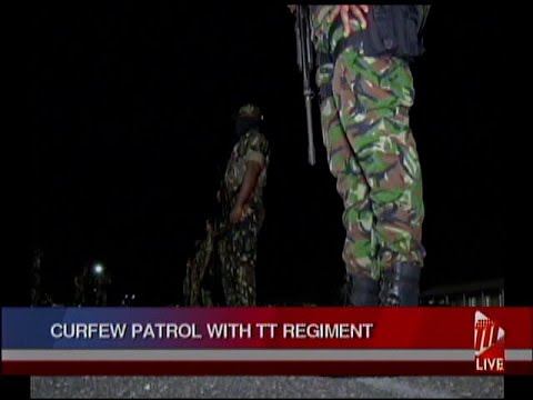 Curfew Patrol With The TT Regiment
