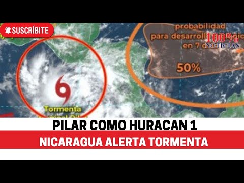 Nicaragua espera tormenta Pilar con vientos como huracán 1/ Después de CSJ ¿Qué sigue?