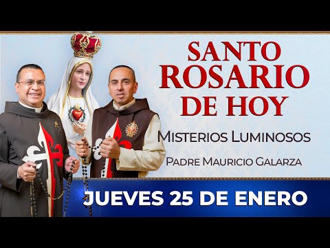 Santo Rosario de Hoy | Jueves 25 de Enero - Misterios Luminosos #rosario