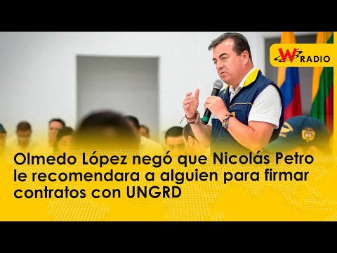 Negación de recomendaciones de contratos en UNGRD por Nicolás Petro