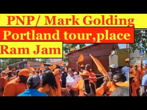 PNP/Mark Golding Portland Tour . Place Ram Jam. Jamaicans tired of the JLP Circus Gov't