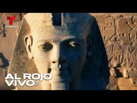 Hallan parte superior de una estatua de Ramsés II que encaja con otra encontrada en 1930