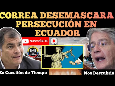 CORREA SACA LA LUZ PERSECUCIÓN POLÍTICO Y QUE PRONTO LA ONU SACARÁ SU FALLO NOTICIAS ECUADOR RFE TV