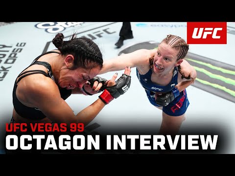 Elise Reed Octagon Interview | UFC Vegas 99