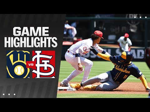 Brewers vs. Cardinals Game Highlights (8/22/24) | MLB Highlights