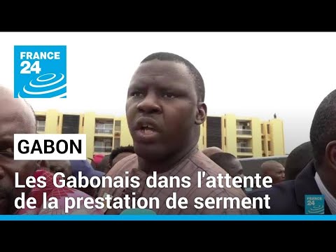 Les Gabonais dans l'attente de la prestation de serment du nouveau président de transition