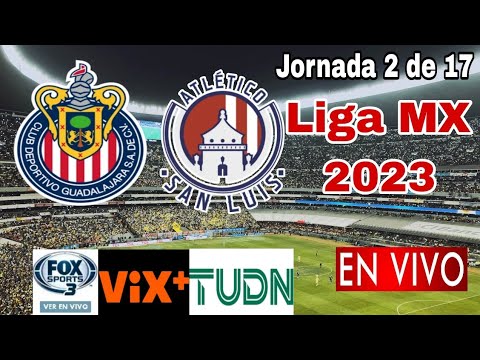 Chivas vs. San Luis en vivo, donde ver, a que hora juega Chivas vs. Atlético San Luis Liga MX 2023