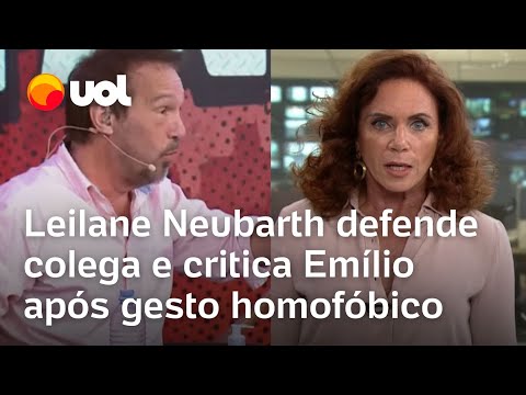 Leilane Neubarth defende Marcelo Cosme e critica Emílio Surita após gesto homofóbico no Pânico